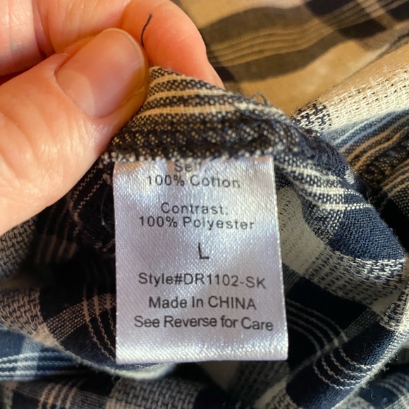 Super Cute Plaid Dress Ties Large Button Up With Collar Mod Ref - Picture 6 of 9